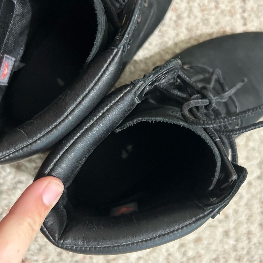 Timberland Linden Woods 6in Lace Up Waterproof Black Boots SIZE 7 - Picture 9 of 10
